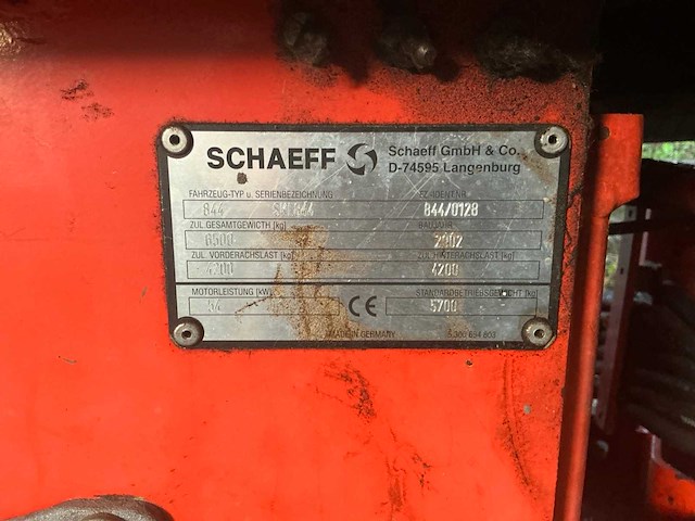 2002 schaeff skl 844 shovel - afbeelding 13 van  28