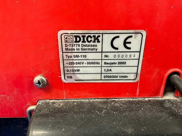 2002 sm-110 slijpmachine - afbeelding 7 van  7