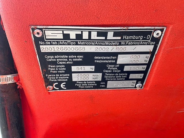 2002 still r06 industriële trekker - afbeelding 7 van  7