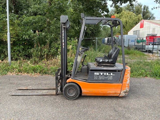 2002 still r20-15 elektrische vorkheftruck 1500kg 3000mm - afbeelding 1 van  5