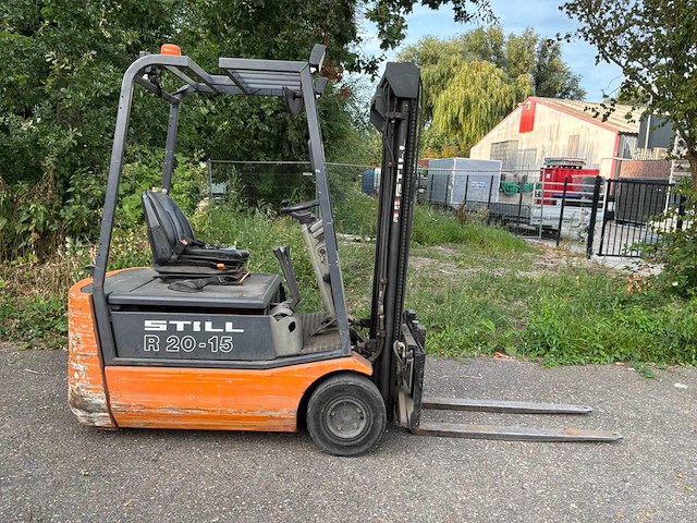 2002 still r20-15 elektrische vorkheftruck 1500kg 3000mm - afbeelding 4 van  5