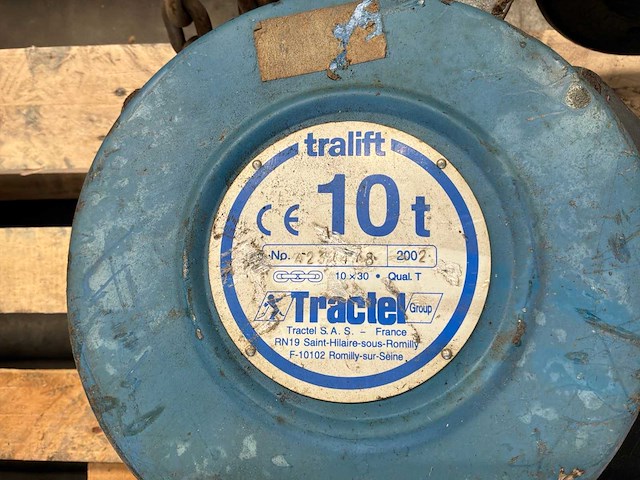 2002 tralift kettingtakel (2x) - afbeelding 4 van  7