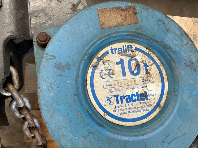2002 tralift kettingtakel (2x) - afbeelding 7 van  7