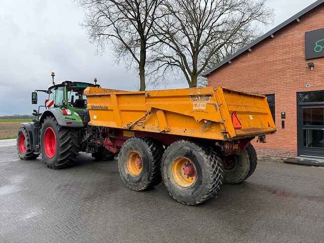 2002 veenhuis jvzk 18000 tandemkipper – 18 ton – hydraulisch geremd – nl kenteken - afbeelding 2 van  8