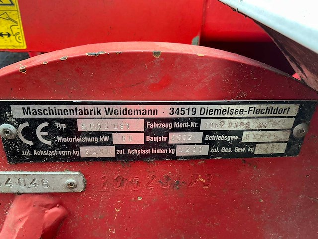2002 weidemann 5006 d81 verreiker - afbeelding 23 van  28