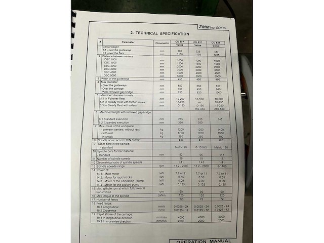 2002 zmm cu 637 dbc3000 universele draaibank - afbeelding 7 van  26