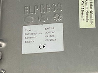 2003 - elpress - eht 15 - rvs haspelinstallatie met slang - afbeelding 3 van  4