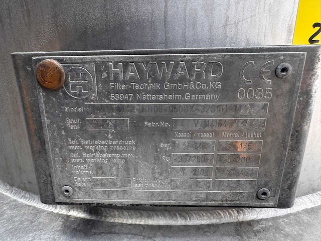 2003 - hayward filter-technik gmbh & co. kg - j006-360dx-32geh - filters - afbeelding 14 van  20