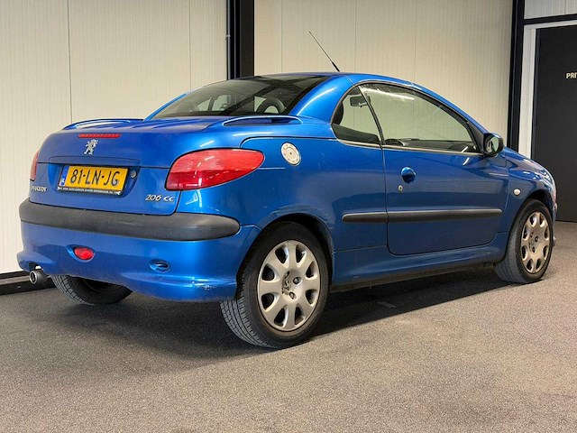 2003 - peugeot - 206 cc - 1.6-16v 81-ln-jg iaw - afbeelding 4 van  17