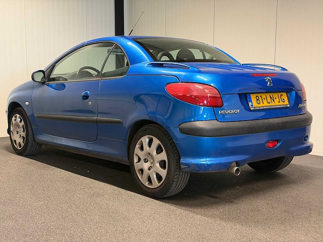 2003 - peugeot - 206 cc - 1.6-16v 81-ln-jg iaw - afbeelding 11 van  17