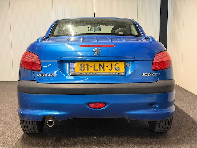 2003 - peugeot - 206 cc - 1.6-16v 81-ln-jg iaw - afbeelding 12 van  17