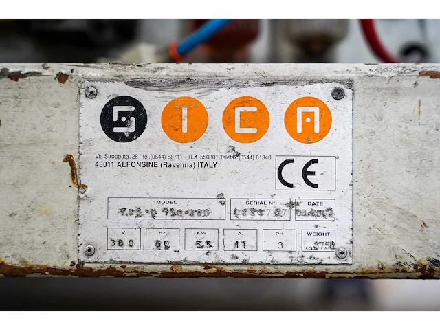2003 - sica - trs/u 110 - 800 - saw for pipe extrusion - afbeelding 9 van  9