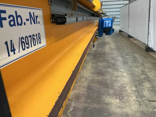 2003 abus 2.000 kg x 14,15 m bovenloopkraan - afbeelding 9 van  17