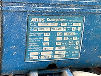 2003 abus gm5 2t elektrische kettingtakel met loopkat - afbeelding 5 van  6