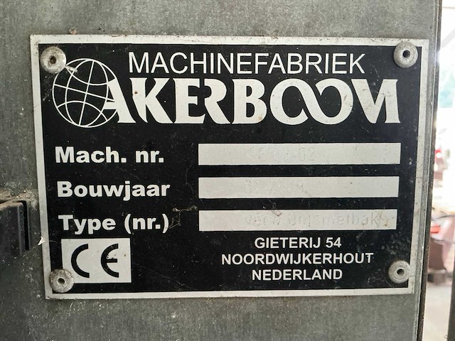 2003 akkerboom 03-02 ontsmettings/kook installatie - afbeelding 5 van  9