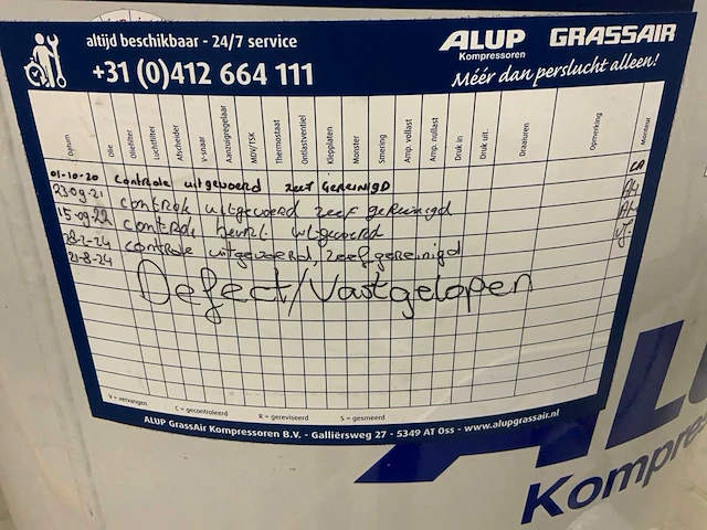 2003 alup agk luchtcompressor - afbeelding 3 van  12