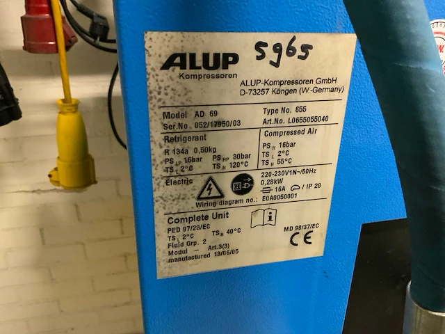 2003 alup agk luchtcompressor - afbeelding 8 van  12
