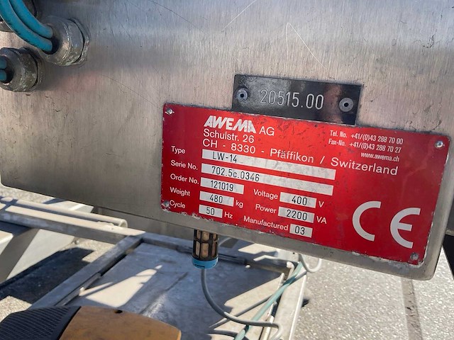 2003 awema lw-14 lineare weger - afbeelding 2 van  10