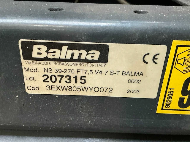 2003 balma lt270 luchtcompressor - afbeelding 4 van  6