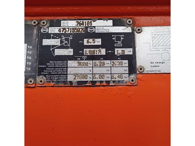 2003 benalu t39nlnep silo oplegger (75165-115) - afbeelding 9 van  9