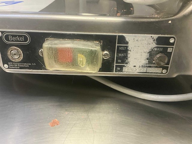 2003 berkel tafelsnijmachine - afbeelding 5 van  5