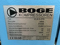 2003 boge cld5-270 schroefcompressor - afbeelding 6 van  12