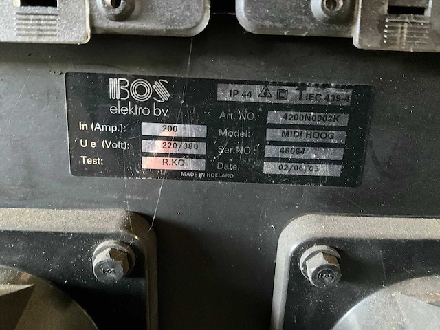 2003 bos midi hoog bouwaansluitkast - afbeelding 4 van  5