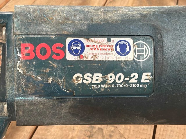 2003 bosch gsb 90-2e diamantboormachine - afbeelding 4 van  4