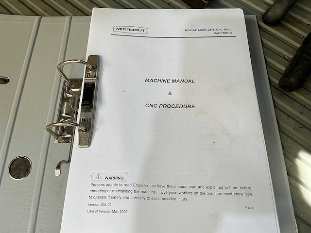 2003 buffalo mcv-2416 cnc freesmachine - afbeelding 8 van  16