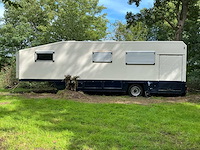 2003 camperbouw holland - be-oplegger ingericht als complete woon-/verblijfswagen met garage, generator, zonnepanelen en hydraulisch nivelleersysteem - afbeelding 67 van  69