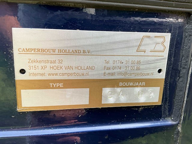 2003 camperbouw holland - be-oplegger ingericht als complete woon-/verblijfswagen met garage, generator, zonnepanelen en hydraulisch nivelleersysteem - afbeelding 68 van  69