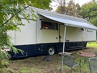 2003 camperbouw holland - be-oplegger ingericht als complete woon-/verblijfswagen met garage, generator, zonnepanelen en hydraulisch nivelleersysteem - afbeelding 36 van  81