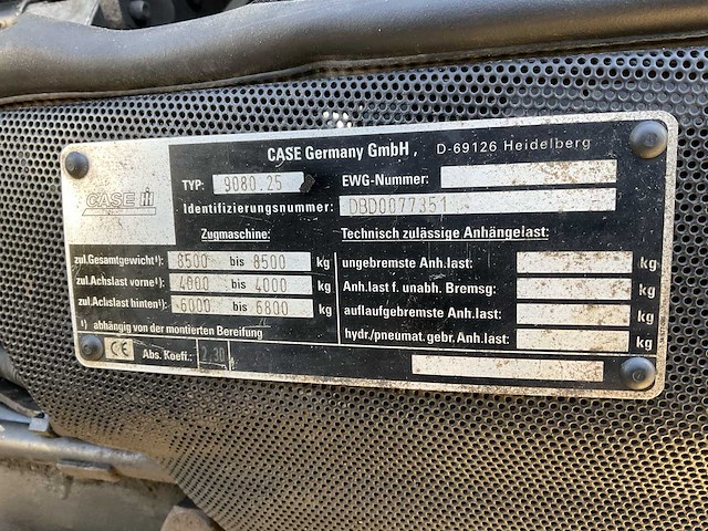 2003 case ih cs110 vierwielaangedreven landbouwtractor - afbeelding 45 van  49