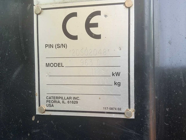 2003 caterpillar 963c rupslader - afbeelding 3 van  35