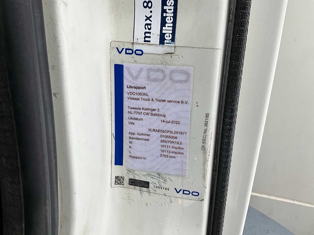 2003 daf 55.250 bakwagen - afbeelding 10 van  26