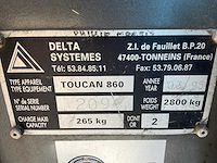 2003 delta systems toucan 860 hoogwerker - afbeelding 14 van  21