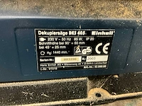 2003 einhell dks405 decoupeerzaagmachine - afbeelding 4 van  4