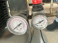 2003 euro series hl 215-25 verrijdbare luchtcompressor met drukvat en dubbele manometer - afbeelding 5 van  5
