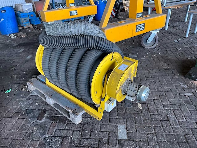 2003 filcar s.p.a. aca-125/13-al100-m/a slanghaspel / kabelhaspel met industriële afzuigslang - afbeelding 2 van  9