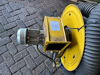 2003 filcar s.p.a. aca-125/13-al100-m/a slanghaspel / kabelhaspel met industriële afzuigslang - afbeelding 5 van  9