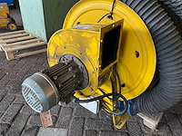 2003 filcar s.p.a. aca-125/13-al100-m/a slanghaspel / kabelhaspel met industriële afzuigslang - afbeelding 6 van  9