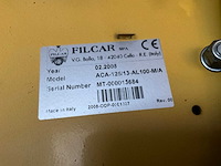 2003 filcar s.p.a. aca-125/13-al100-m/a slanghaspel / kabelhaspel met industriële afzuigslang - afbeelding 9 van  9