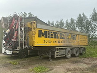 2003 floor roelofs ao oplegger kipper 3-asser met laadkraan