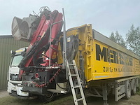 2003 floor roelofs ao oplegger kipper 3-asser met laadkraan - afbeelding 14 van  41