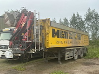 2003 floor roelofs ao oplegger kipper 3-asser met laadkraan - afbeelding 20 van  21