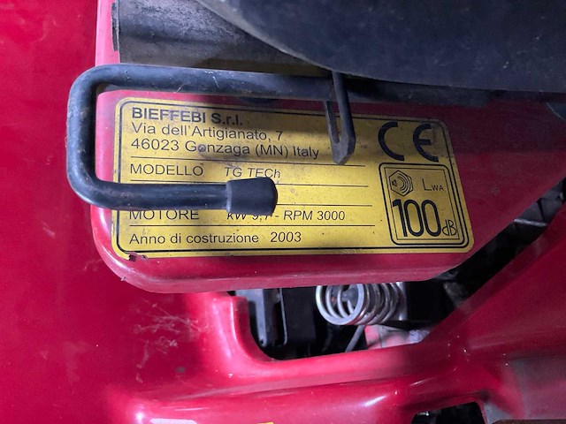 2003 gianni ferrari tg tech zitmaaier - afbeelding 3 van  12