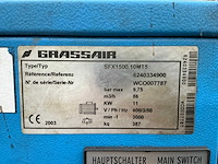 2003 grassair sfx1500.10mt5 schroefcompressor - afbeelding 10 van  12