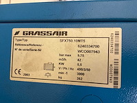 2003 grassair sfx750.10mt5 schroefcompressor - afbeelding 9 van  12