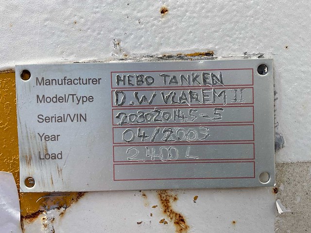 2003 hebo d.w. vlarem ii dieseltank - afbeelding 6 van  8