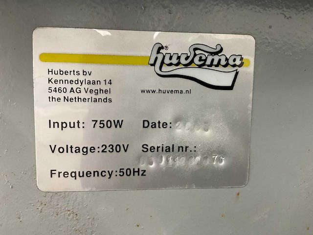2003 huvema hu16t profi kolomboormachine - afbeelding 5 van  5